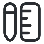 Ruler&pen SVG Icon